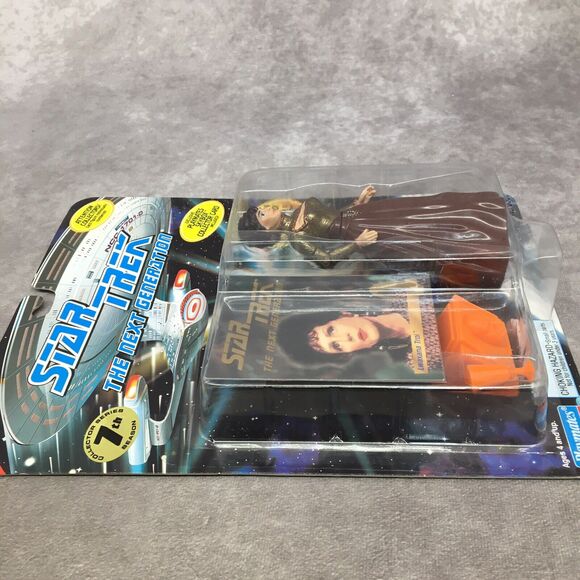 STAR TREK The Next Generation Lwaxana Troi 7th Season Collector Playmates Figure - Picture 8 of 12